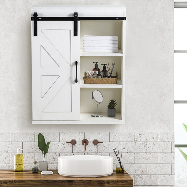 Gracie Oaks Benzant Wall Mounted Bathroom Cabinet & Reviews - Wayfair ...